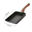 Aluminum Non-Stick Kitchen Fry Pan Tamagoyaki Cookware Rectangular