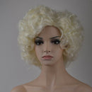 7.8 Inch Synthetic Wigs High Temperature Silk Heat Short Short Roll Lace Wi