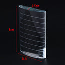 1pc U Type Crystal Curved Tile Eyelash Extension Stand Glass Glue Pallet FT