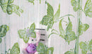 2Mx1M Butterfly String Voile Curtain Room Divider Window Tassel Blinds Green