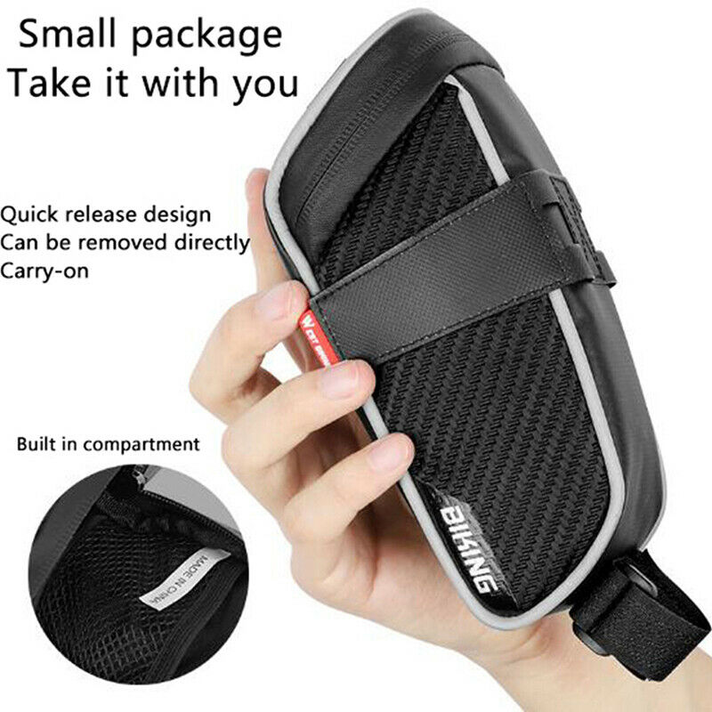 Waterproof Mountain Road Cycling Saddle Bag Bicycle Bike Under SeatB Kw