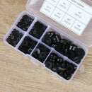 350Pcs 7 Sizes Nylon Flat Washer Assortment Set M2/M2.5/M3/M4/M5/M6/M8   Z