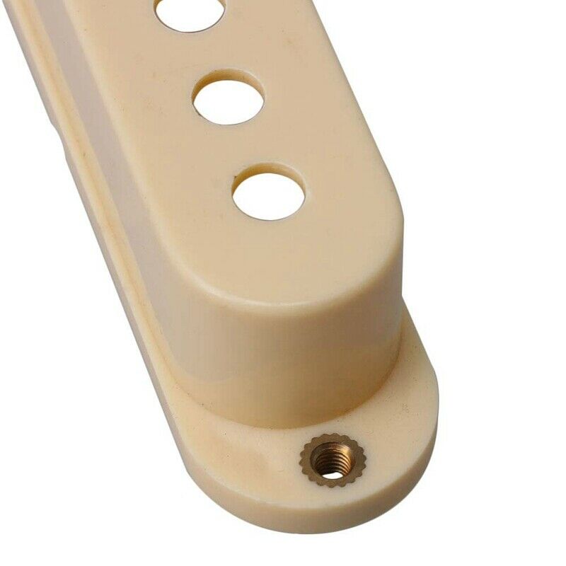 3Pcs/Set 48/50/52Mm Plastic Beige Single Coil Pickup Covers Set For Electri