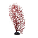 9" Height Red Plastic Coral Decoration for Aquarium Fish Tank V6A9