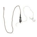 Carp Fishing Hair Rigs Braided Thread Fishing Hook Rolling Swivels 012