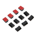 100 pcs Adhesive Cable Clips Wire Clamps Car Cable Organizer Cord Tie Holde I1U9