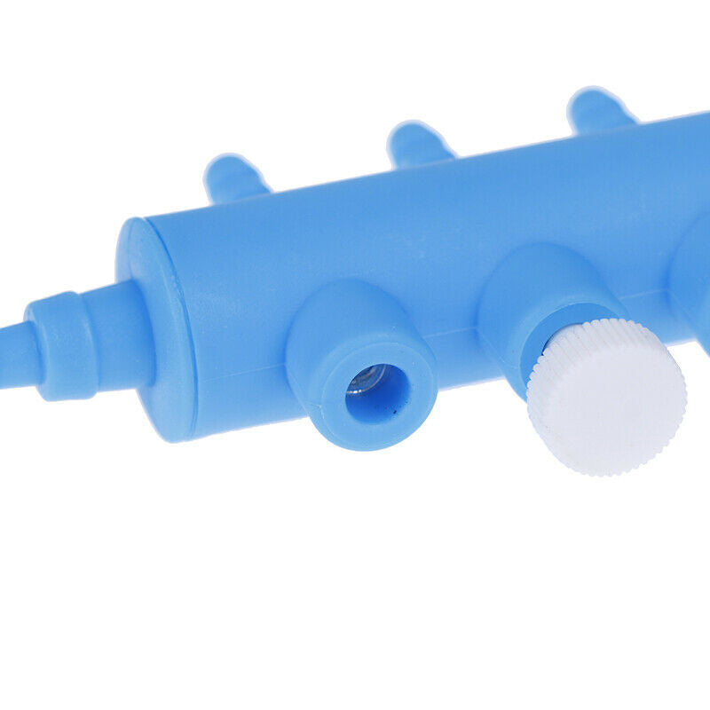 1PC Aquarium Fish Tank 5 Holes Air Pump Plastic Water Tube  Control Va ME