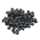 100Pcs Black 2.54mm Jumper Cap mini Jumper Short Circuit Cap Connectio lj