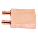 Copper Water Cooling Block, CPU Graphics Card Cooler Heat Sink 40 x 40mm
