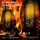 4x Outdoor Solar Torch Dance Flickering Flame Light Garden Waterproof Lamp