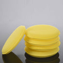 5 x Yellow Car Wax Polish Applicator Pad Large 5inch Soft Foam Sponge Pads