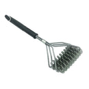Clean Barbecue Brush - 100% Rust Stainless Steel Barbecue Cleaner Three Hea