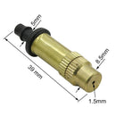 50 PCS Copper Watering Nozzle Adjustable Atomization Drip Garden Irrigation