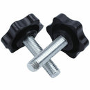 8 Pcs M8 x 30mm Male Thread 32mm Hex Shaped Head Clamping Screw Knob C3R8