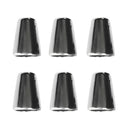 6Pcs Zinc Alloy Sportwear Clothes Rope Shoelace Cord Lock Stopper Fastener
