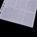 10 Sheets/90 Cards Replaceable Board Game Cards Holder PP Game Cards Page FT