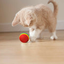 Pet Chewing Toys for Small Cat Dog EVA Scratching Rainbow Ball (10pcs M)