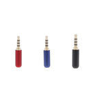 4-Poles Stereo 3.5mm Mini Jack 3.5 Male Socket Headphone Mic Adapter Plug,