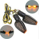 1X 14LED Motorcycle Turn Signal Lamp Amber Light Indicator Universal 12V Fad  lj