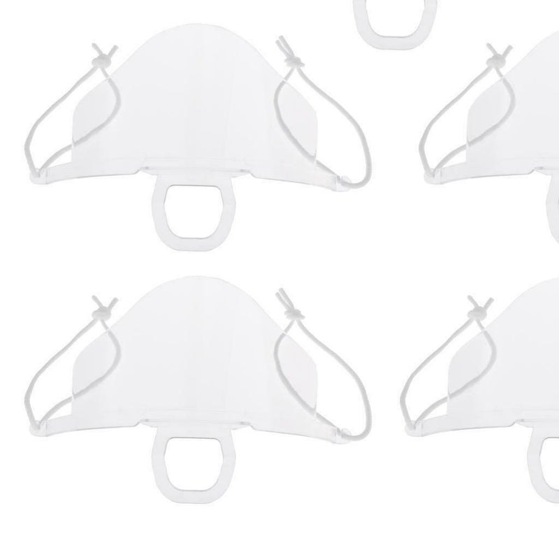 Smile Safety Face Shield Chef Hotel Visors Protect Mouth Shield 6.7x14cm