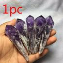 7-9cm Amethyst Cluster Natural Quartz Crystal Point Wand Specimen Reiki Healing