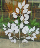 One Dozen Artificial White Leaves Wedding Festival Celebration Background R