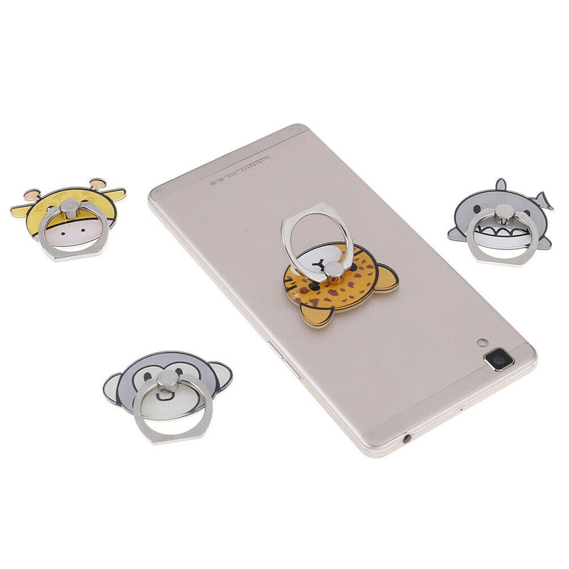 1pcs Universal cartoon animals finger ring mobile phone holder st OZ