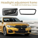 Carbon Fiber Headlight Switch Button Frame Trim Cover for BMW G20 G28 19-20