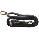 Women's PU Leather adjustable Messenger Bag strap Black V4A8