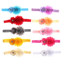 10X Kid Girl Baby Toddler Flower Headband Hair Bow Band Hair Accessories Gift FT
