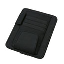Car Auto Sun Visor Glasses Sunglasses Card Ticket Clip Multiuse (Black)