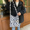 Cow Print Crossbody Bag Plush Women Fashion Big Capacity Shoulder Pouch (2)