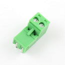 10X 2EDG 2Pin Plug-in Screw Terminal Block Connector 3.81mm Pitch Right Angle JR