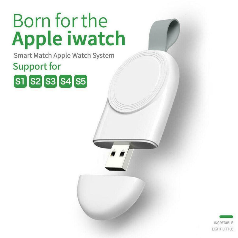 For Watch Series 5 4 3 Portable USB Charger Cordless Charge iWatch New