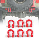 8pcs Metal Rescue Hook Front/Rear Bumper Pull Ring Kit for Hpi Axial RC Car