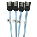 Internal Mini Sas 36Pin (Sff-8087) Male To 4X Sata 7Pin Female Fan-Out Cabl D9G1