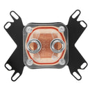 50mm Copper Base CPU Water Cooling Block Computer Durable Professional For Intel
