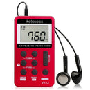 Retekess V112 AM/FM Stereo Radio Portable Digital Tuning Radio Mini Receive