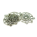 50pcs Bohemian Dream Catcher Pendants Connector 3 Holes for Other Charms