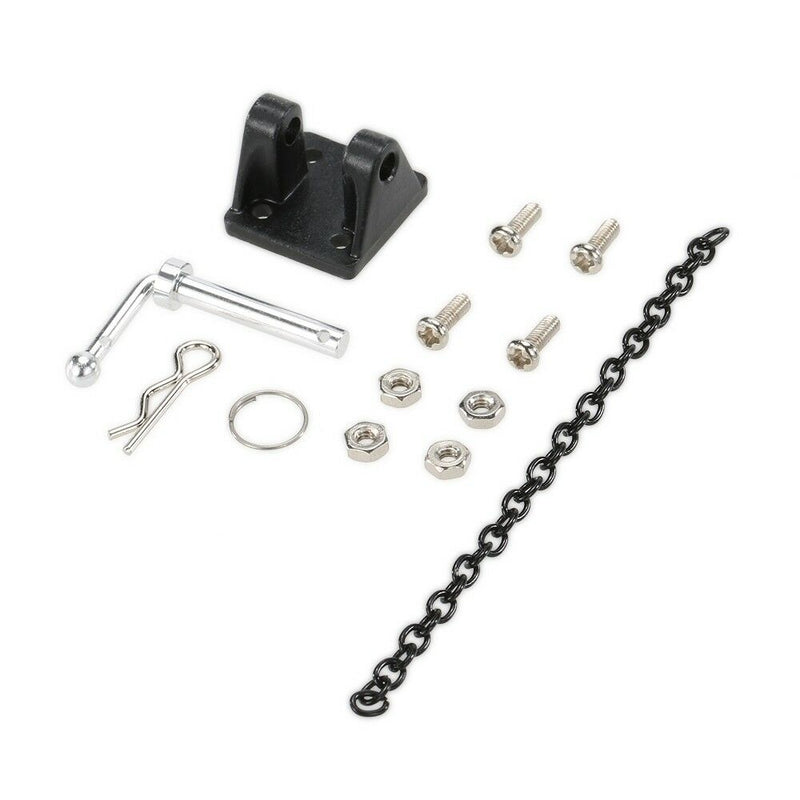 Tow Winch Hook Trailer Chain Shackle fr RC 1/10 Axial Scx10 D90 D110 TF2 Car