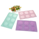 Silicone Soap Mold Flower Pattern Rectangular Handmade Soap Making DIY Mould M&E