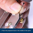 Stainless Steel Semi Automatic Fishing Hook Line Tier Gadget Tie Binding De Z2J6