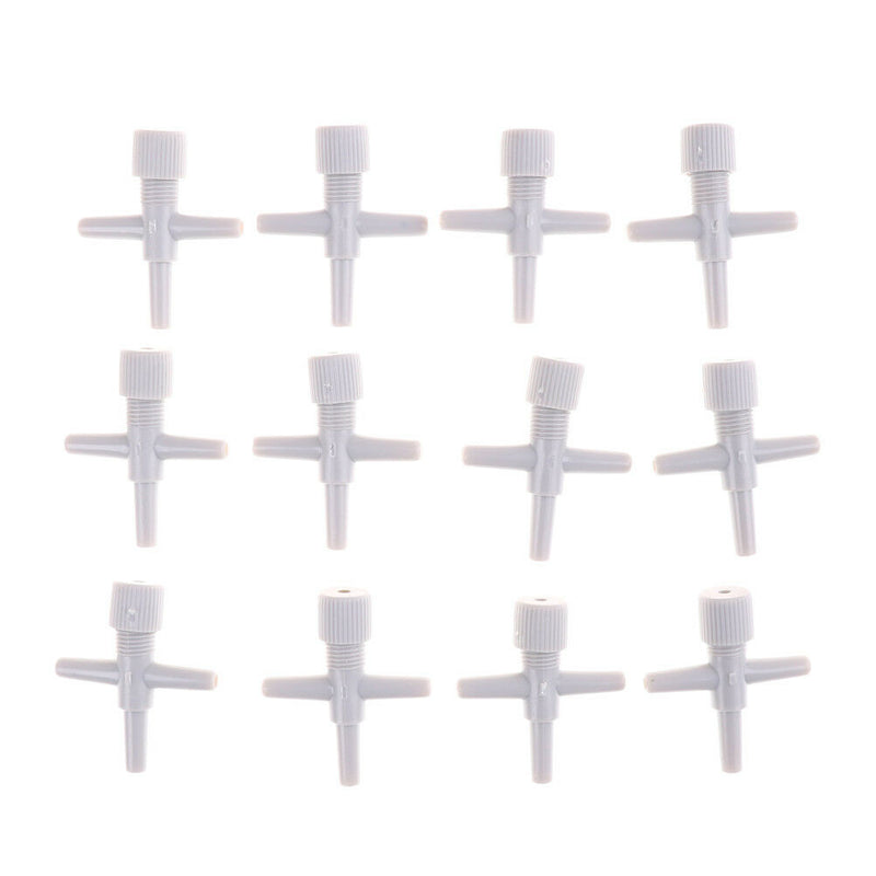 3 Adjustable Air Switch Oxygen Pump Valve Tee Regulator For Fish Tank Aquariu FT