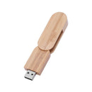 32GB USB2.0 Rotating Wood Flash Memory U-Disk