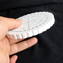 2pcs DIY  Round Kumihimo Beading Cord Disc Disk Braiding Plate Braided 10cm