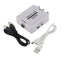 2Pc Rca Cvsb AV To RF Adapter 67.25Mhz 61.25Mhz Video Audio TV Signal
