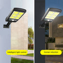 Outdoor Solar Sensor Wall Light Waterproof Garden Street Lamp (B 150 COB) A