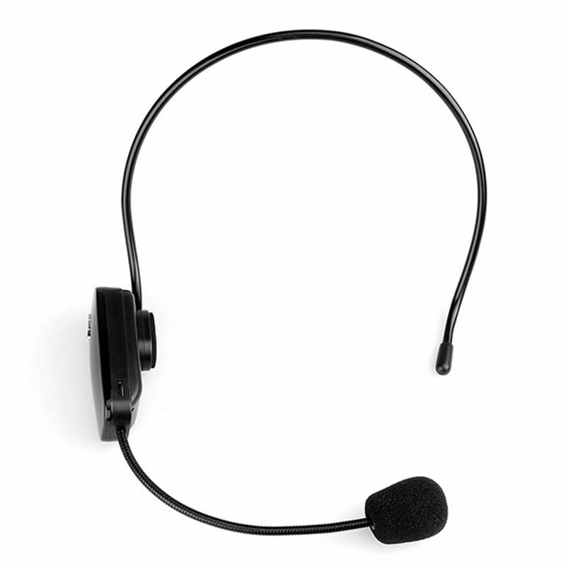 Wireless Microphone Headset MIC Voice Amplifier FM Transmitter 87.5-108MHz