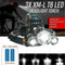 Super-bright 12000LM 3 X XM-L T6 LED Headlamp Headlight Flashlight Head Torch