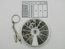 M2.5 Flat Countersunk head Screws with washer nuts 200 pcs And a screwdriver